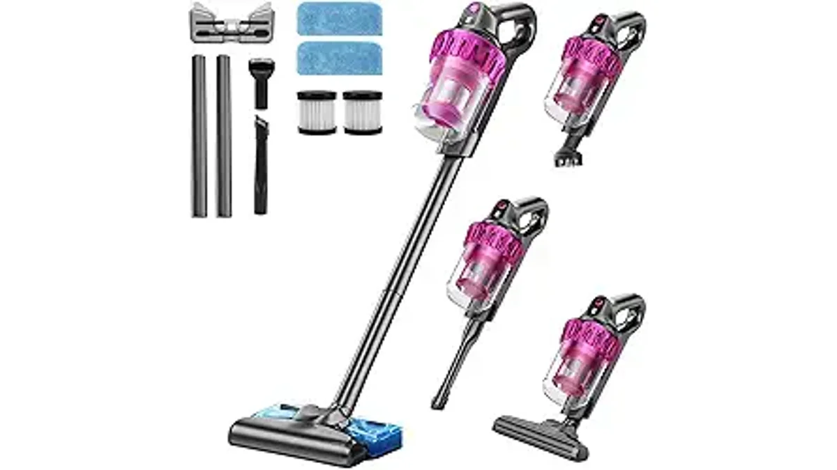 Imagem de Aspirador de Pó Vertical Sem Fio com Tanque de Água