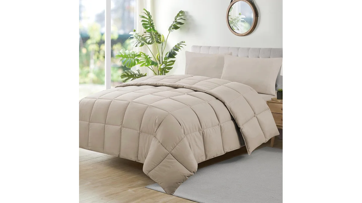 Fotografia do artigo Camesa Edredom Ecopluma Toque de Pluma em 16:9 para comparação