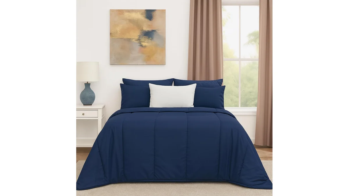 Fotografia do artigo Edredom Percal 400 Fios Extra Grosso Hotel Premium em 16:9 para comparação