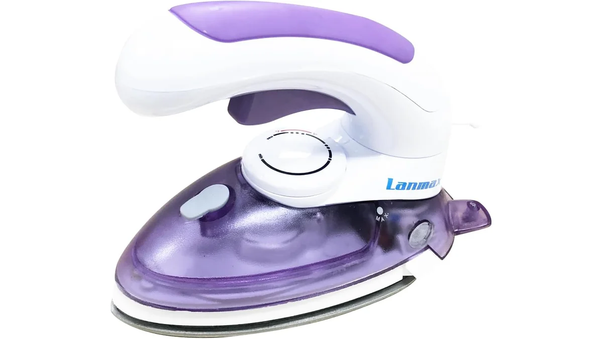 Fotografia do artigo Mini Ferro de Passar à Vapor Steamer para Viagem Patchwork Bivolt 800w em formato paisagem para comparação
