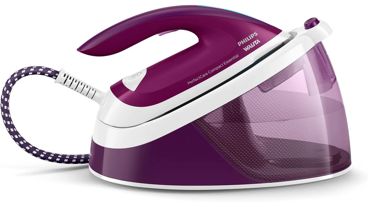 Fotografia do artigo Ferro de Passar PerfectCare Compact Essential Philips Walita ROXO 2000W, 220v - GC6842/34 em formato paisagem para comparação