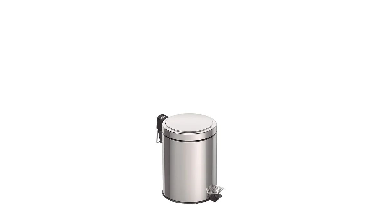 Fotografia do artigo Lixeira com Pedal em Aço Inox Acabamento Tramontina Inox 5Litros em 16:9 para comparação