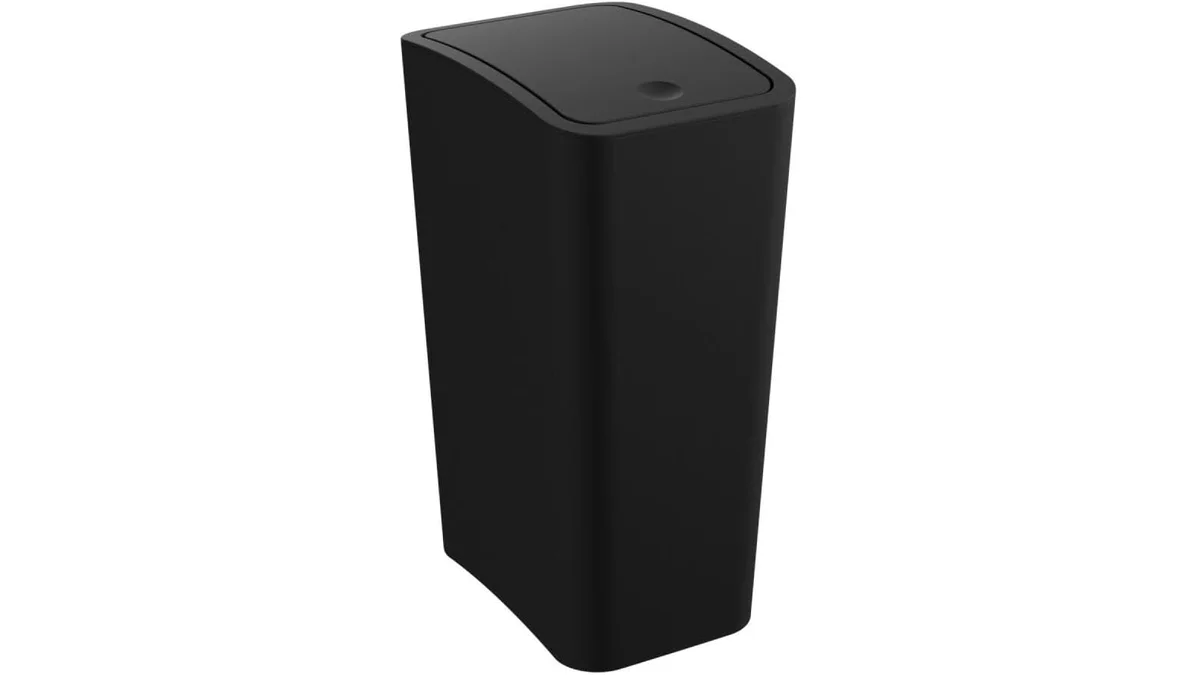Fotografia do artigo Lixeira com Tampa Click 8 litros Preto Astra em 16:9 para comparação