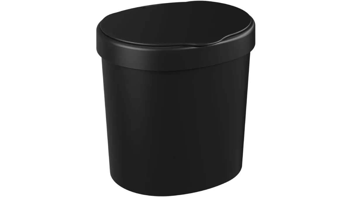 Fotografia do artigo Coza - Lixeira de Pia com Tampa 2,5L Basic - Preto em 16:9 para comparação