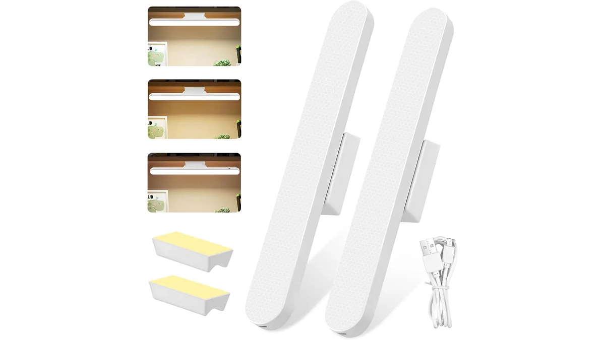 Fotografia do luminaria Luminária LED de Mesa com Clip, 3 Cores e 10 Nívei ... Ver na Amazon em formato paisagem para comparação