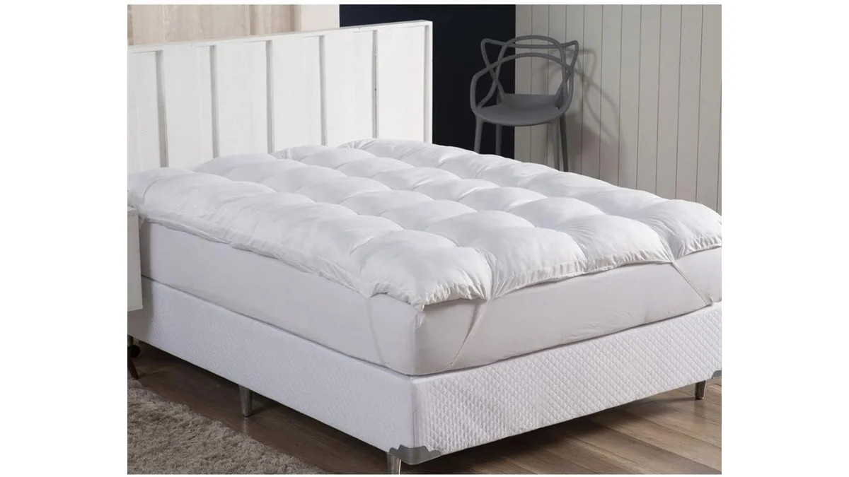 Fotografia do colchão Pillow Top Casal 100% Fibra Siliconada 138x188cm - Tecido Percal Algodão - Muito mais Conforto em formato paisagem 16 por 9 para comparação