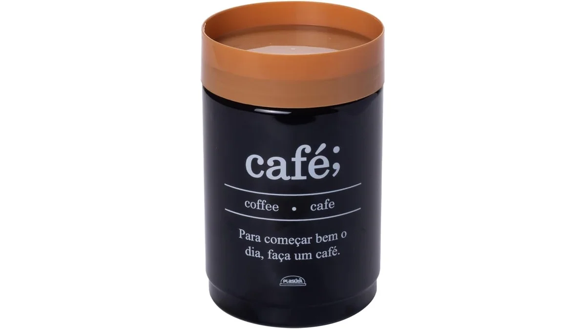 Fotografia do artigo Pote Plug Café 1,15 L Plasútil em formato paisagem para comparação