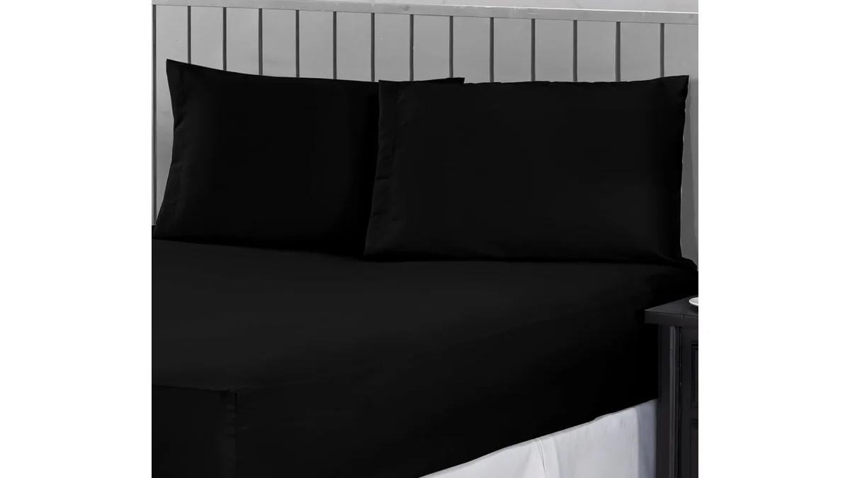 Fotografia do artigo Jogo de Cama Casal Padrão 400 Fios Percal 03 Peças Com Barra em 16:9 para comparação