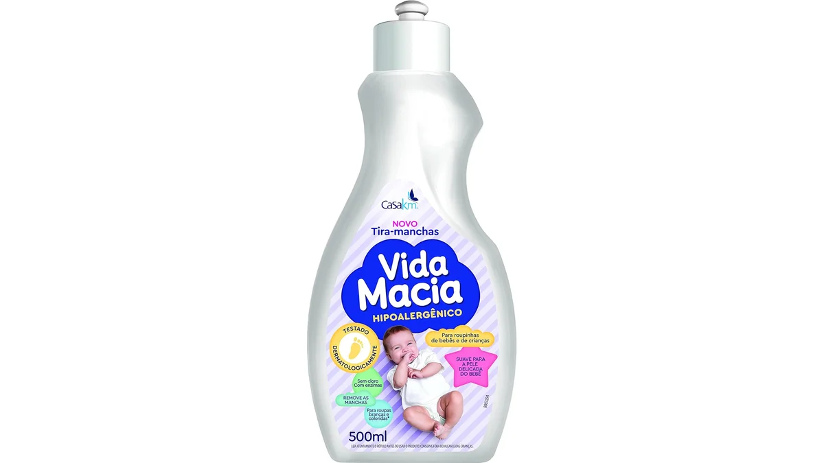 Fotografia do artigo Tira Manchas Líquido Vida Macia, 500ml em formato paisagem 16 por 9 para comparação
