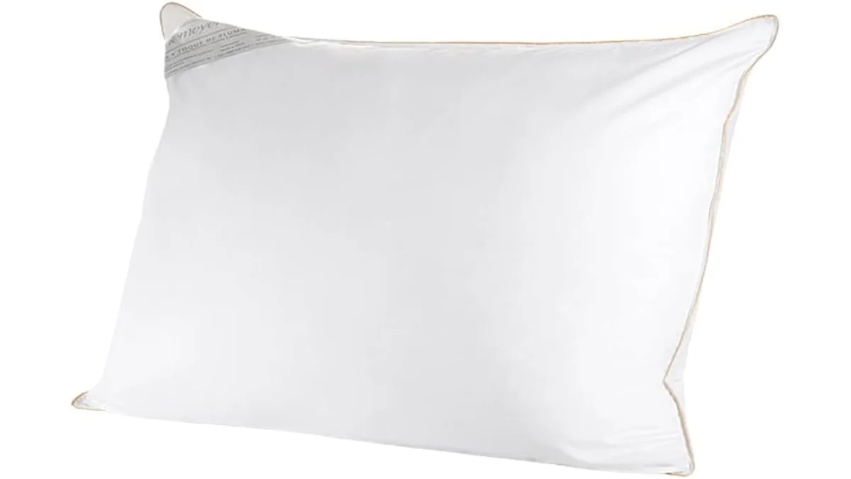 Fotografia do artigo Buddemeyer Travesseiro 50x70cm, Toque de Pluma Algodão Branco em 16:9 para comparação