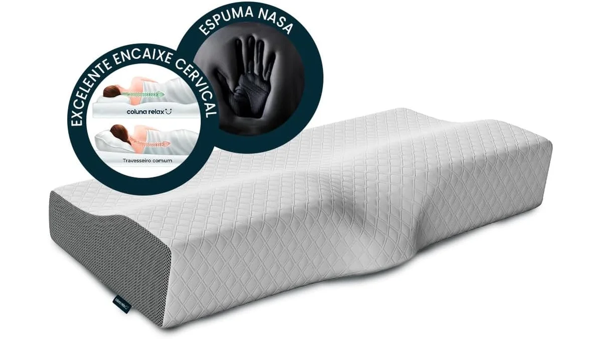 Fotografia do artigo Travesseiro Cervical NASA - Coluna Relax - Suporte em 16:9 para comparação