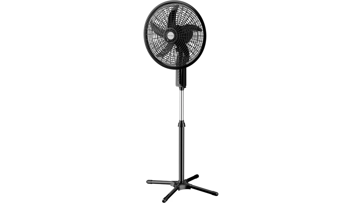 Fotografia do artigo Ventilador de Coluna, Resfriamento, Silencioso, Design Slim para Casa Escritório (Preto, 110V, FS101) em formato paisagem 16 por 9 para comparação