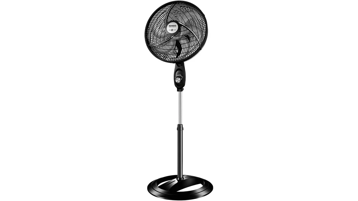 Fotografia do artigo MONDIAL Ventilador Coluna 110V, 40cm, 6 pás, Super Power - VSP-40C-B em formato paisagem 16 por 9 para comparação