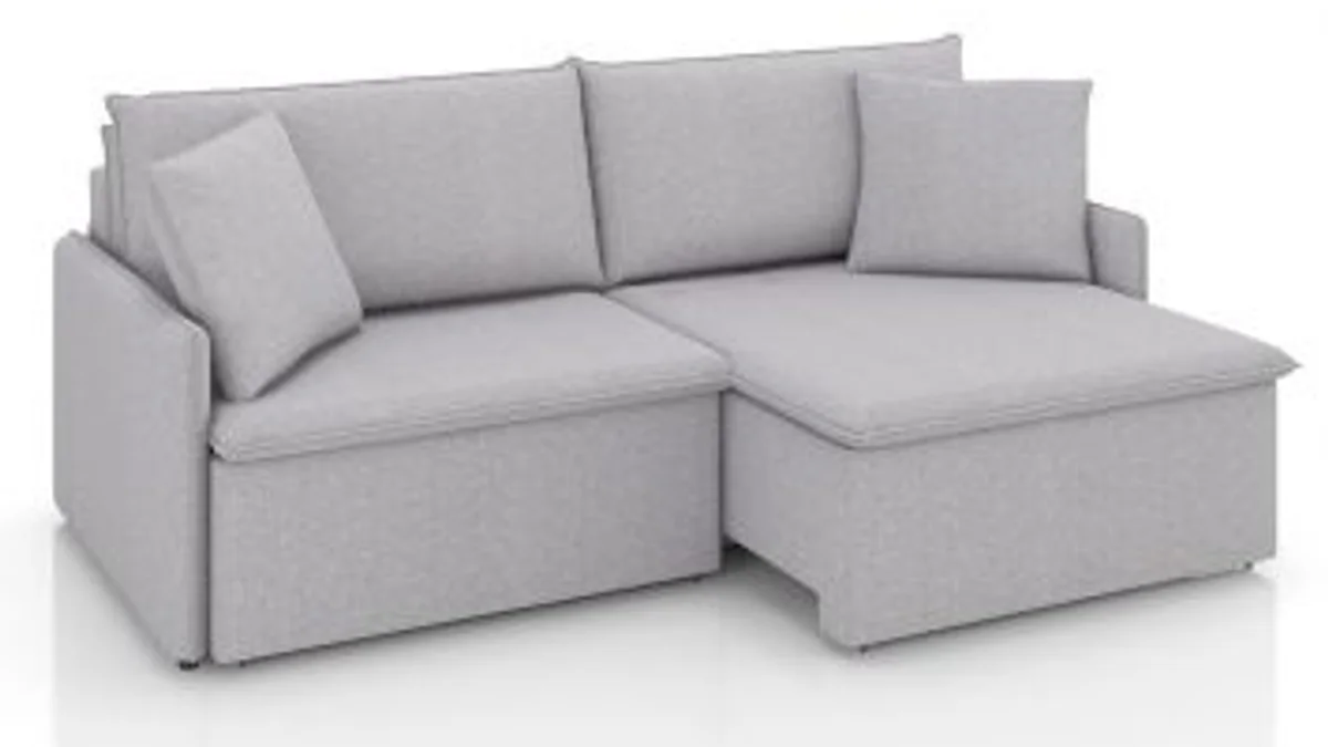 Imagem do sofa Sofá 2 Lugares Retrátil e Reclinável Stilo Linho Prata 154 cm (Modern) no formato paisagem para