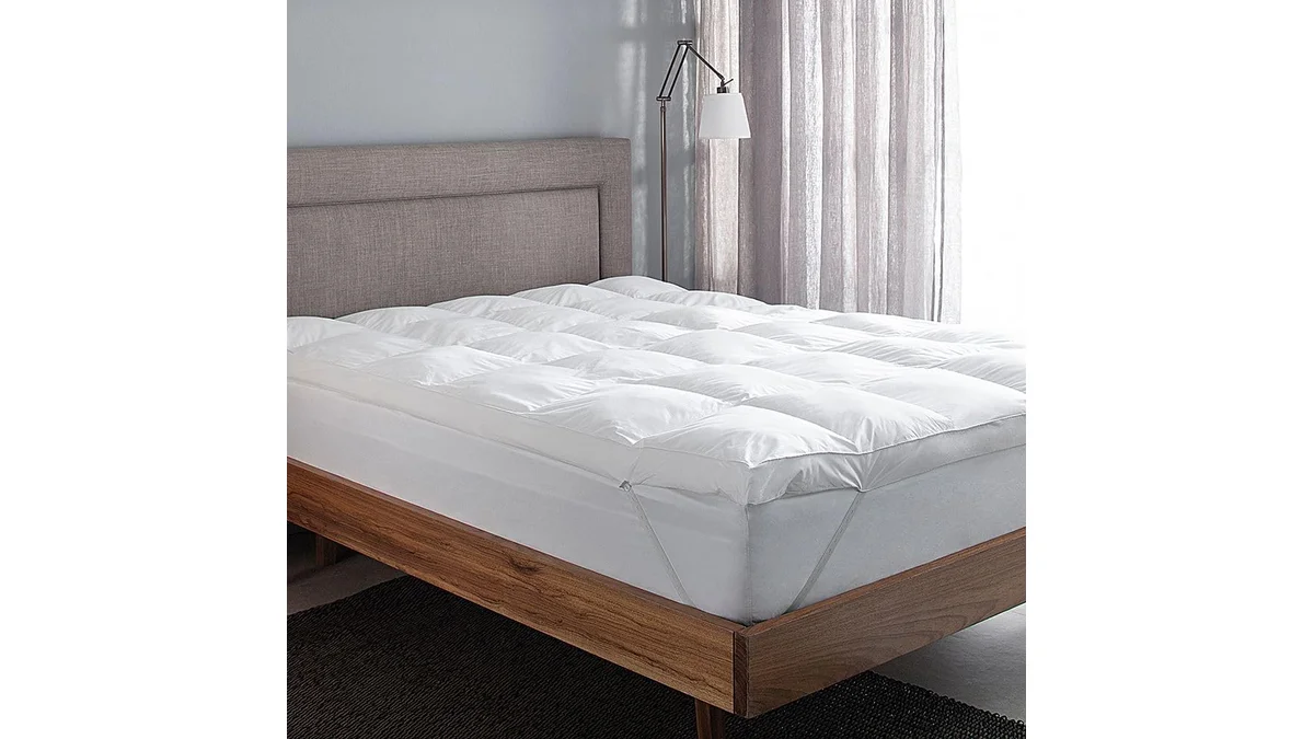 Fotografia do artigo Buddemeyer Pillow Top King Vision Fill 100% Algodão Branco em formato paisagem 16 por 9 para comparação