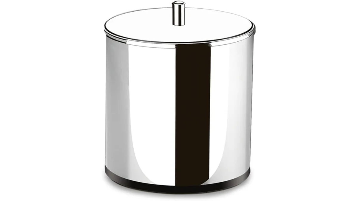 Fotografia do artigo Brinox - Lixeira com Tampa Decorline 3,2L - Aço Inox em 16:9 para comparação