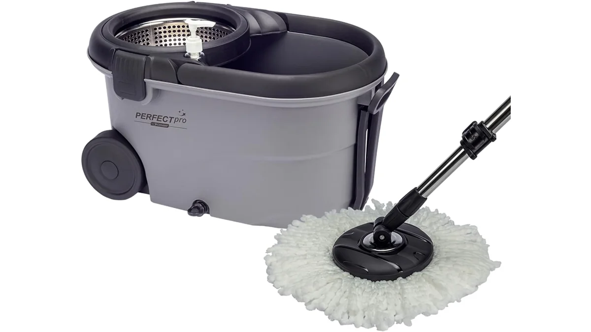 Fotografia do artigo Perfect Pro, Mop Giratório, Move, Mop com Angulação de Aço Inox em 16:9 para comparação