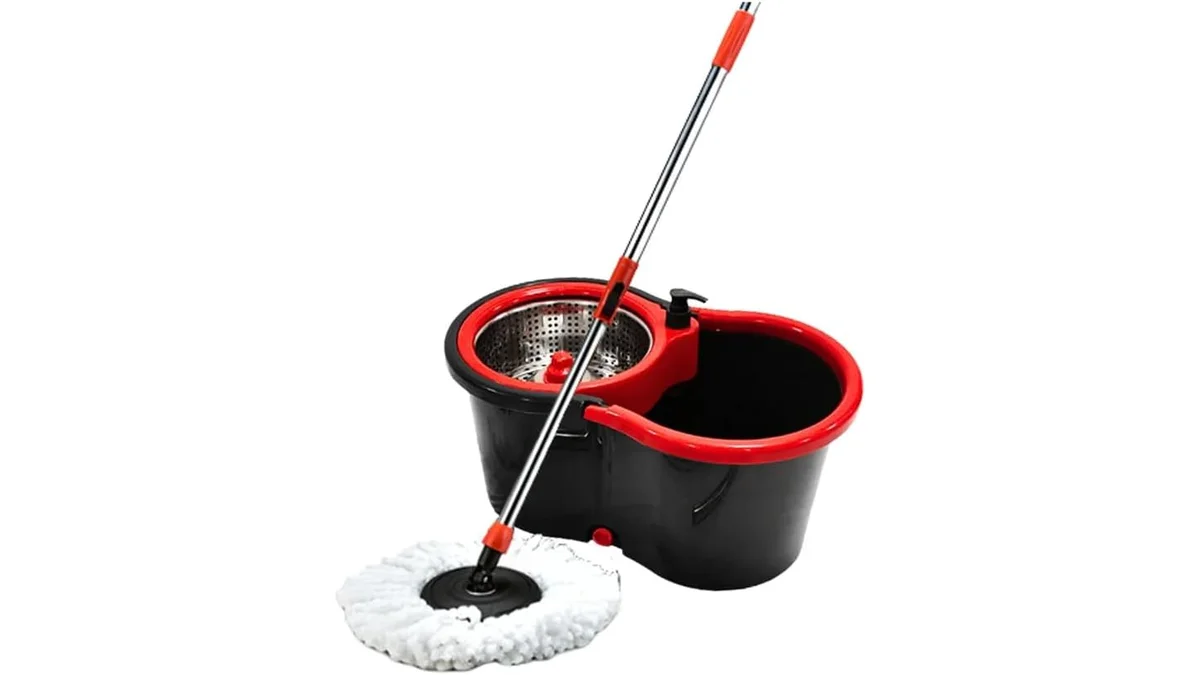 Fotografia do artigo Powermaid Mop Giratório Pró com Centrífuga em Inox alta performance em 16:9 para comparação