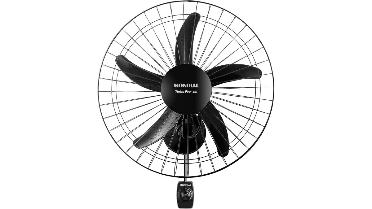 Fotografia do artigo MONDIAL Ventilador de Parede Turbo 50cm Pro 5 Pás, Preto, 150W, 110V - NVP-PRO-50 em formato paisagem 16 por 9 para comparação