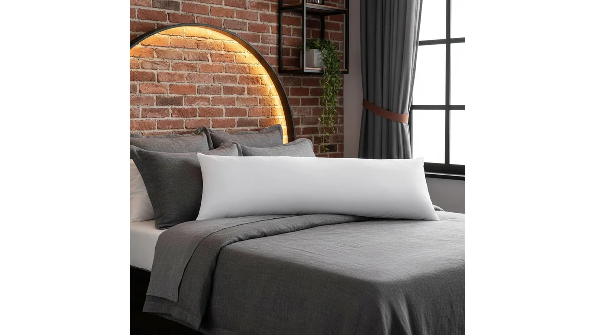 Fotografia do artigo Travesseiro de corpo xuxao gigante 1,60x50 100% algodão em 16:9 para comparação